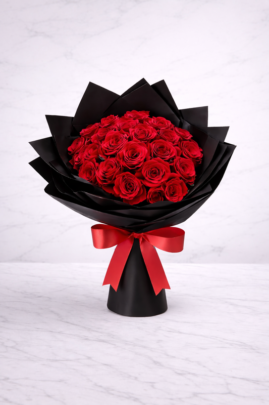 24 Red Roses Bouquet