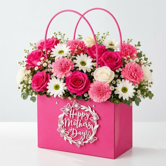 Fuchsia Bloom Bag HMD
Description